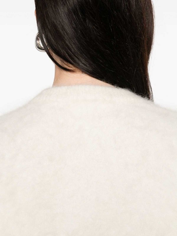 Rundhalspullover - Weiß shop online: SOFT GOAT