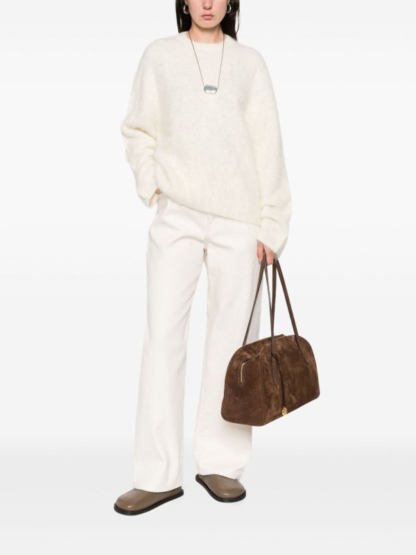 SOFT GOAT buy online Rundhalspullover - Weiß