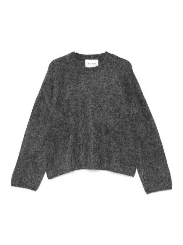 SOFT GOAT: Pull col rond - Pull Col Rond - Gris