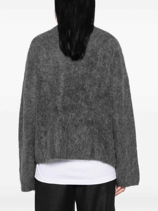 Pull Col Rond - Gris shop online: SOFT GOAT