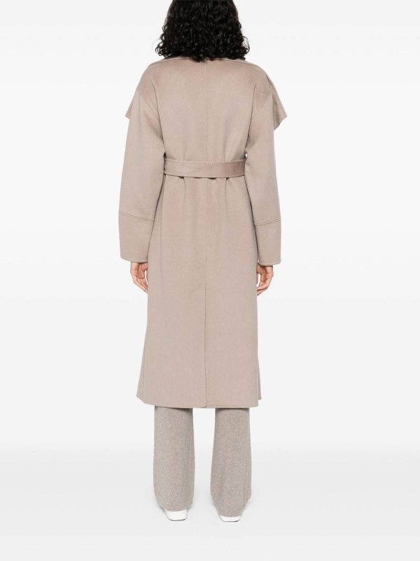 Wool Belted Coat shop online: SOFT GOAT