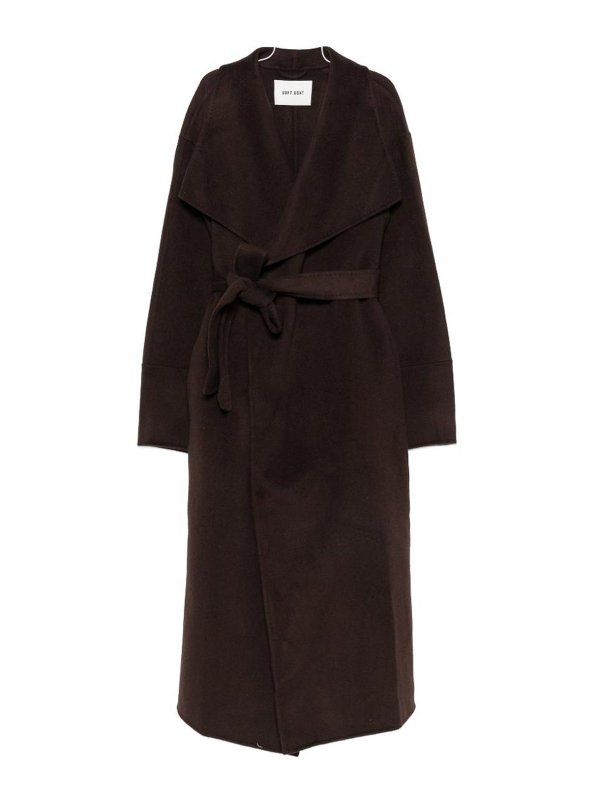 SOFT GOAT: long coats - Wool Long Coat