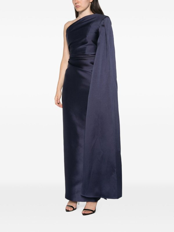 SOLACE LONDON buy online マキシドレス - ダークブルー