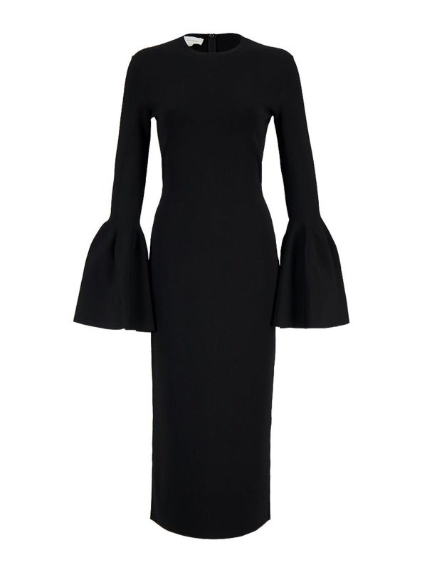 STELLA McCARTNEY: ニーレングスドレス - 膝丈ドレス - 黒