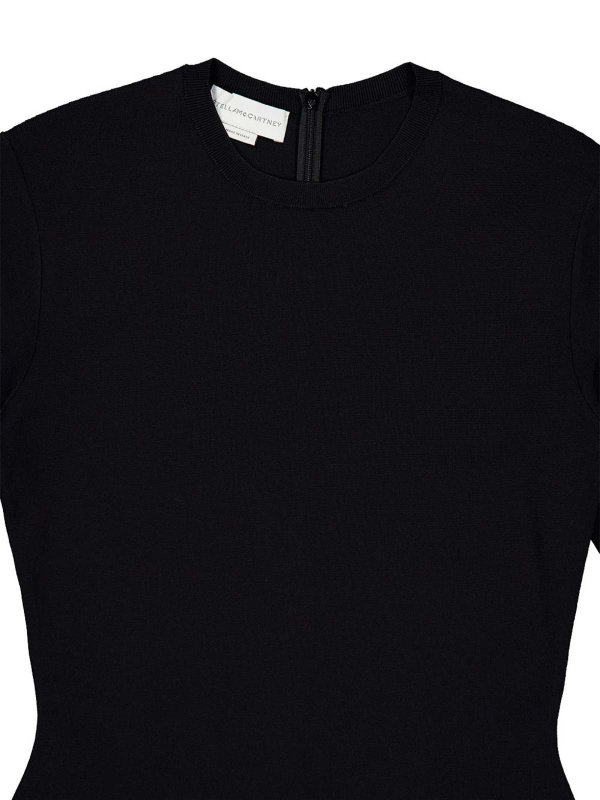 STELLA McCARTNEY: ニーレングスドレス online - 膝丈ドレス - 黒