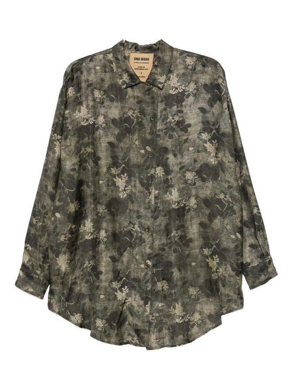 UMA WANG: blouses - Tyesha Printed Blouse
