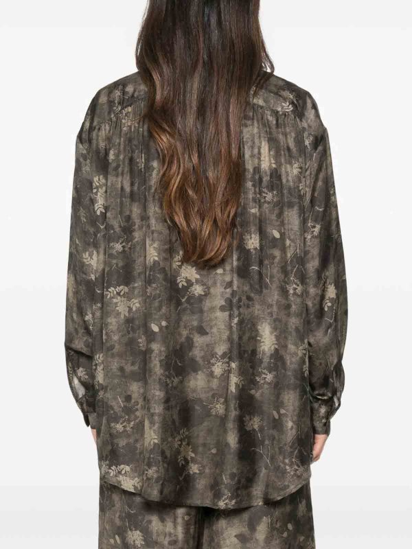 Tyesha Printed Blouse shop online: UMA WANG