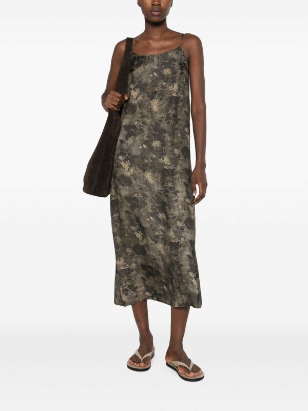 UMA WANG buy online Maxi Robe - Vert