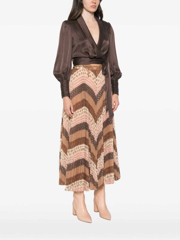 ZIMMERMANN: Tops y camisetas sin mangas online - Top - Marrón