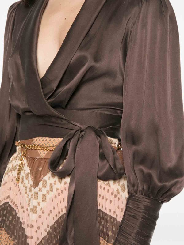 Top - Marrón shop online: ZIMMERMANN