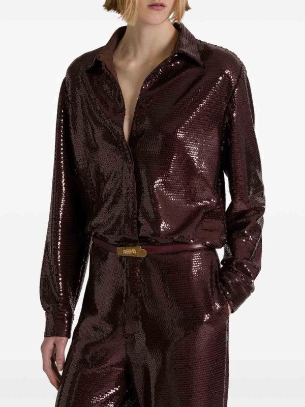 The Best Shops ALBERTA FERRETTI: shirts - Sequined Shirt