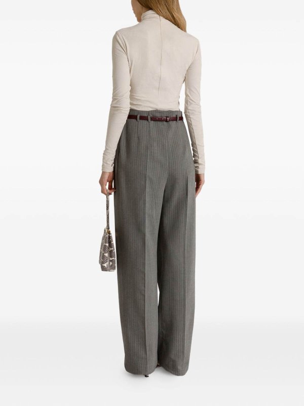 ALBERTA FERRETTI: テーラードトラウザー online - テーラードパンツ - グレー