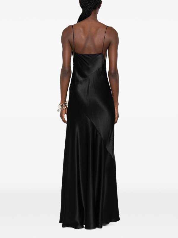 マキシドレス - 黒 shop online: ALBERTA FERRETTI