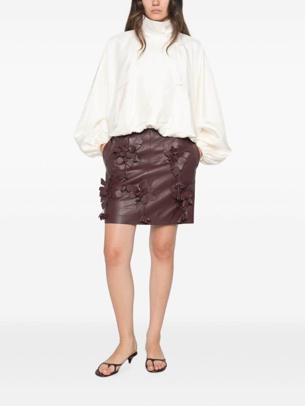 ALBERTA FERRETTI: ミニスカート online - ミニスカート - ブラウン