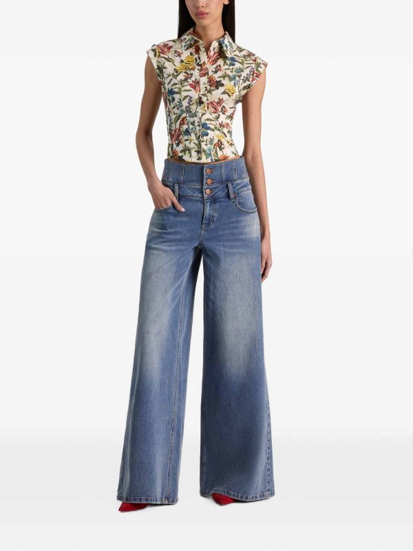 The Best Shops ALICE+OLIVIA: Hemd - Creme