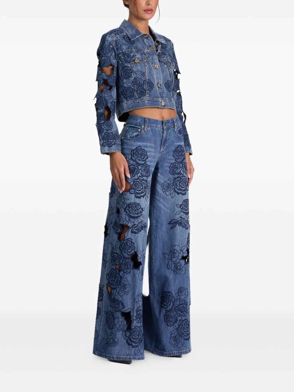 ALICE+OLIVIA: デニムジャケット online - デニムジャケット - ダークブルー