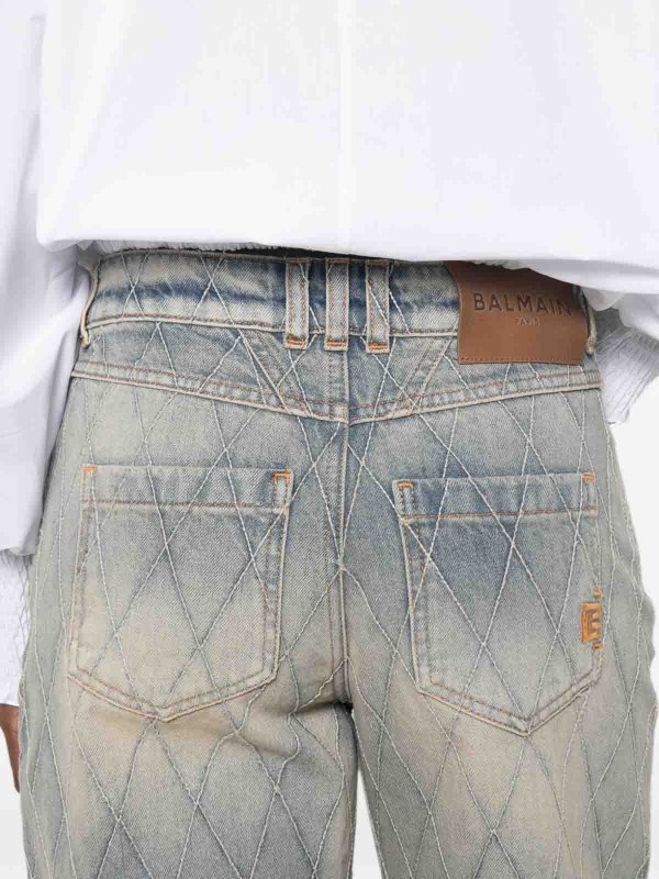 Balmain: ベルボトムジーンズ online - フレアジーンズ - ライトブルー
