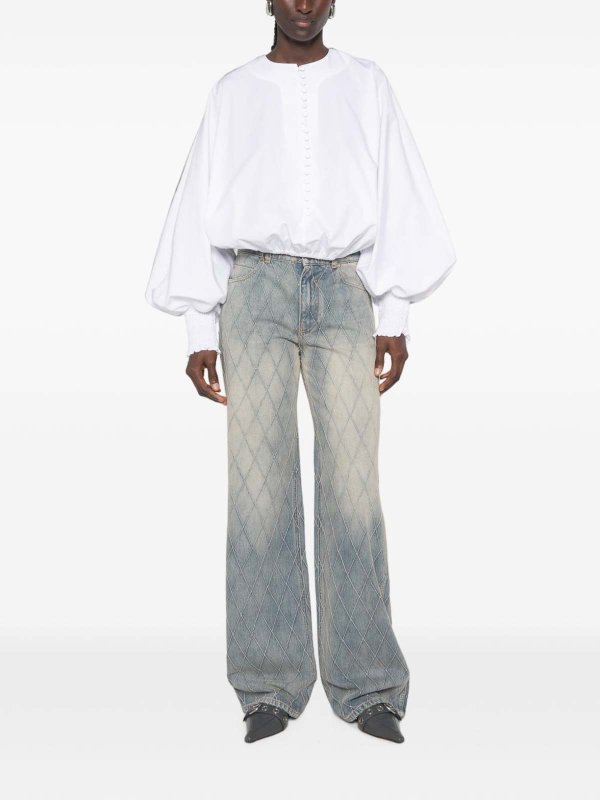 The Best Shops Balmain: ベルボトムジーンズ - フレアジーンズ - ライトブルー