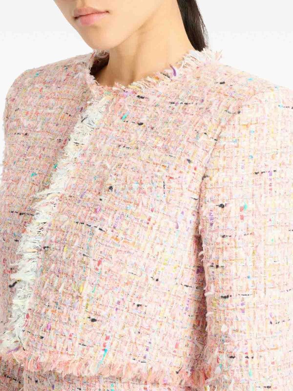 Tweed Cropped Jacket shop online: Balmain