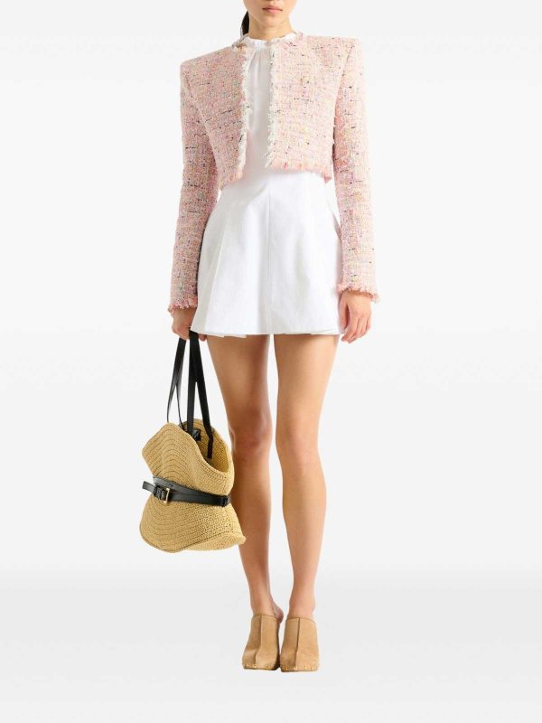 casual jackets shop online Tweed Cropped Jacket
