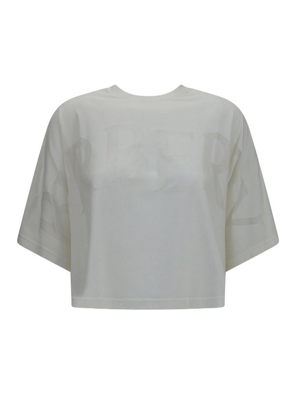 BURBERRY: Camisetas - Camiseta - Blanco