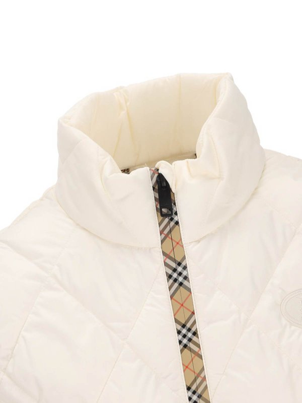 ダウンジャケット - 白 shop online: BURBERRY