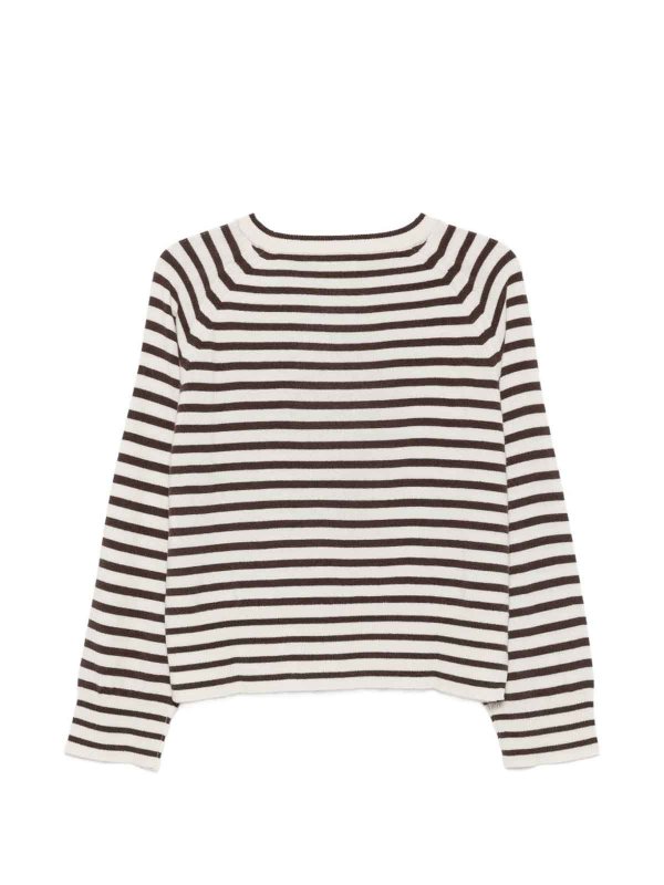 The Best Shops CLOSED: Strickpullover mit Rundhalsausschnitt - Rundhalspullover - Braun