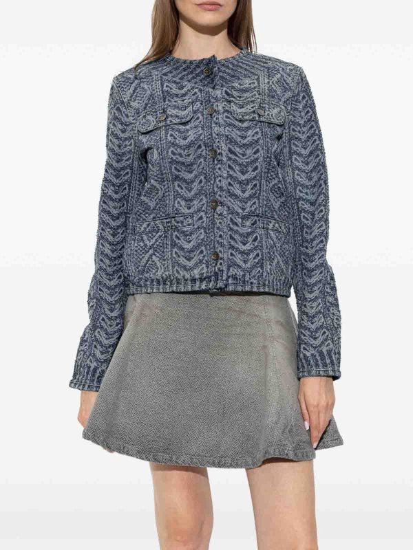 The Best Shops DIESEL: giacche denim - Giacca in denim e cotone