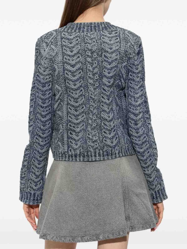 Giacca in denim e cotone shop online: DIESEL