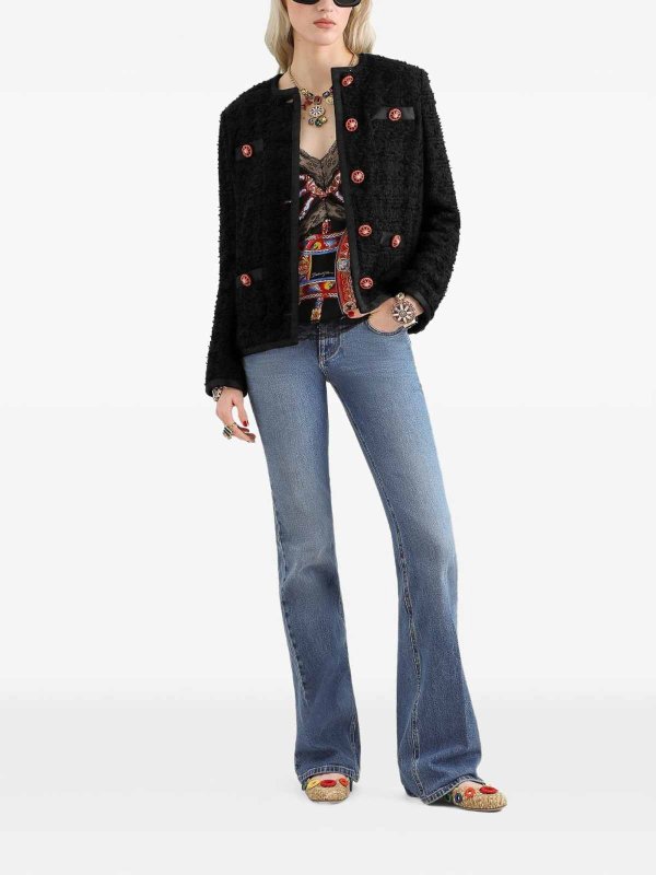 DOLCE & GABBANA: Schlagjeans online - Schlagjeans - Hellblau