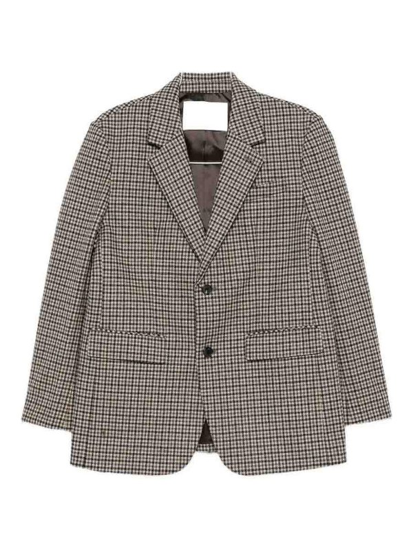 DUNST: blazers - Wool Single-Breasted Blazer Jacket