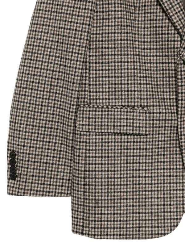 DUNST: blazers online - Wool Single-Breasted Blazer Jacket
