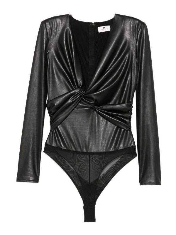 ELISABETTA FRANCHI: トップス＆タンクトップ - トップ/タンクトップ - 黒