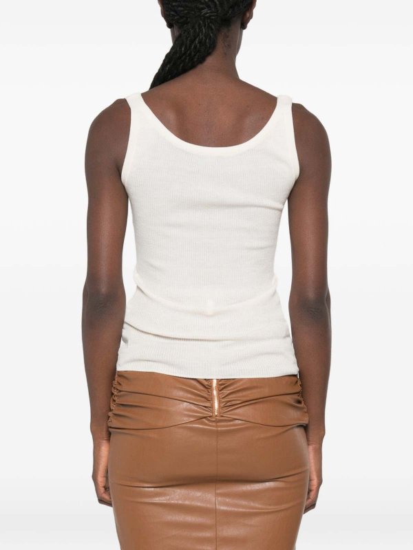 トップ/タンクトップ - 白 shop online: ELISABETTA FRANCHI