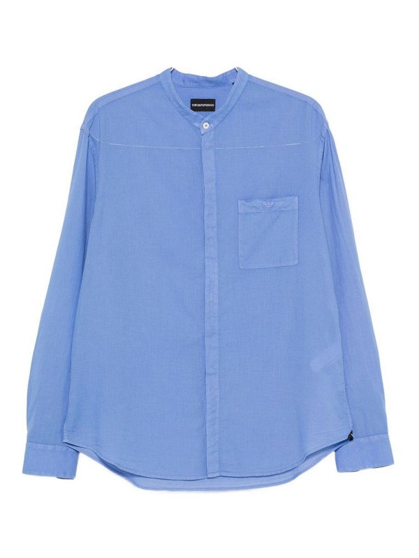 EMPORIO ARMANI: Hemden - Hemd - Hellblau