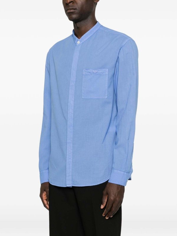 Hemd - Hellblau shop online: EMPORIO ARMANI