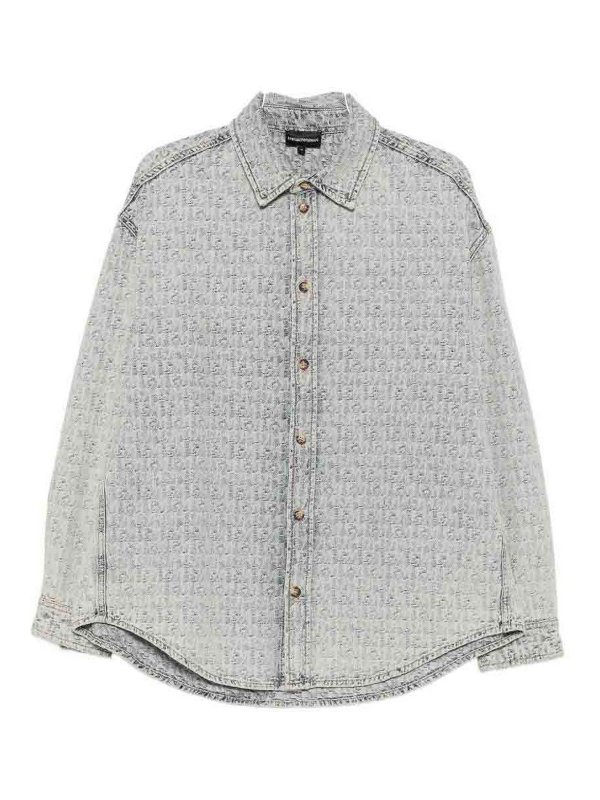 EMPORIO ARMANI: Hemden - Hemd - Hellblau