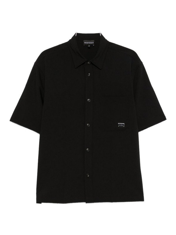 EMPORIO ARMANI: シャツ - シャツ - 黒
