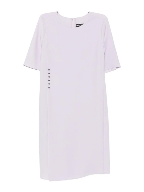 EMPORIO ARMANI: ショートドレス - ショートドレス - メタル