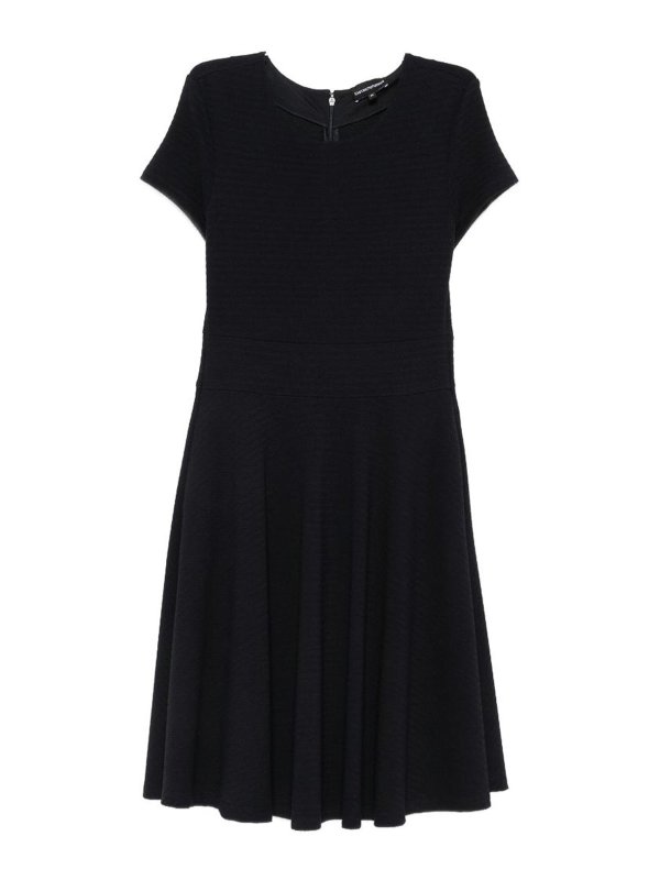 EMPORIO ARMANI: ニーレングスドレス - 膝丈ドレス - ダークブルー
