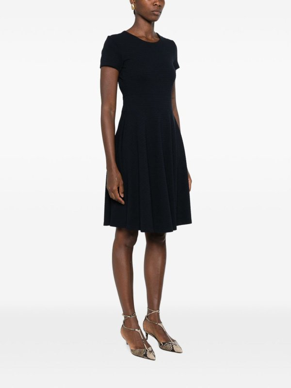EMPORIO ARMANI buy online 膝丈ドレス - ダークブルー