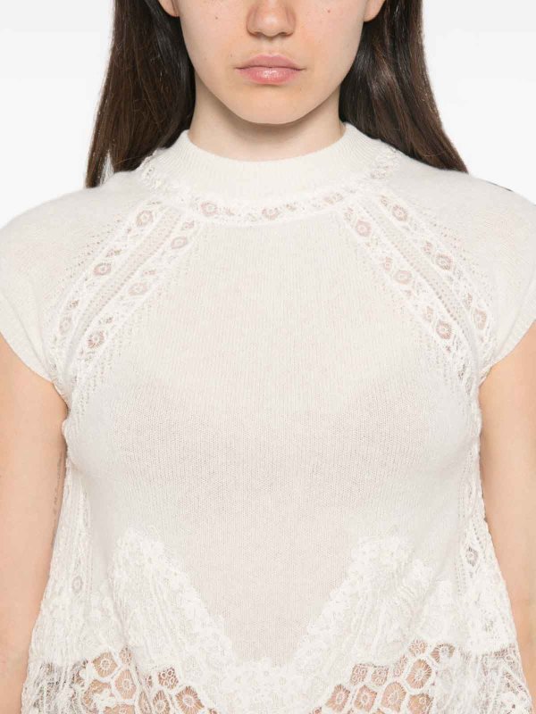 トップ/タンクトップ - 白 shop online: ERMANNO SCERVINO