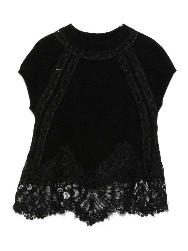 ERMANNO SCERVINO: トップス＆タンクトップ - トップ/タンクトップ - 黒