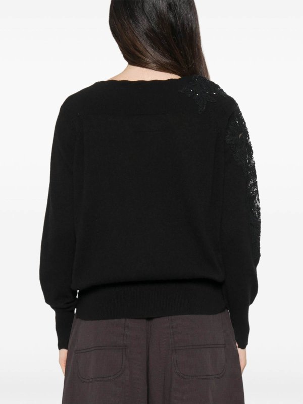 ERMANNO SCERVINO buy online Rundhalspullover - Schwarz