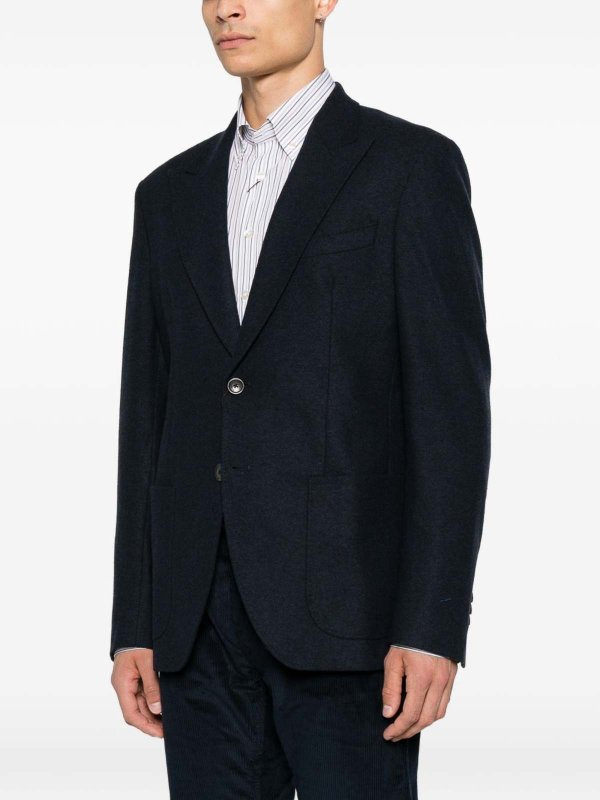 ETRO: Blazer online - Blazer - Azul Oscuro