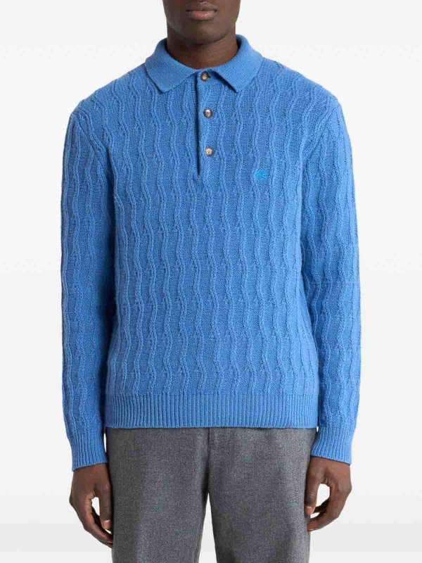 ETRO buy online ポロシャツ - ブルー