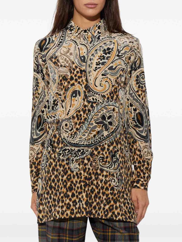 シャツ - ブラウン shop online: ETRO