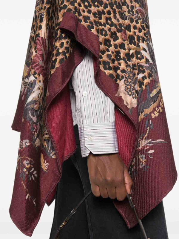 ケープ/ポンチョ - ブラウン shop online: ETRO