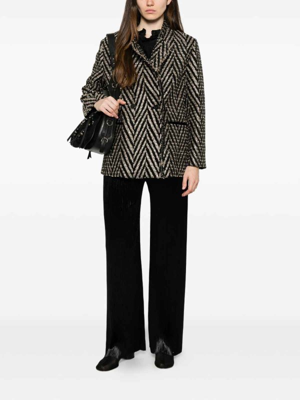 The Best Shops FORTE FORTE: casual jackets - Chevron Oversized Jacket