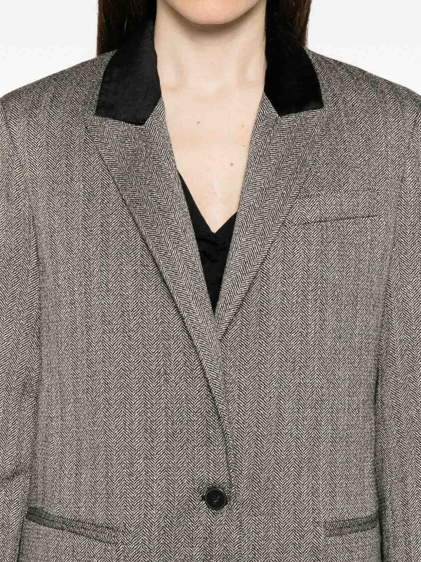 The Best Shops FORTE FORTE: blazers - Single-Breasted Blazer Jacket